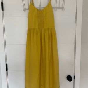 Old Navy - size medium yellow midi dress
